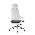 MEET&CO Factory Office Furniture modern white frame leather chair executive chair